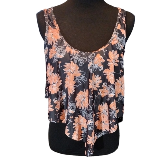 HANDKERCHIEF Tankini Top - Picture 2 of 7